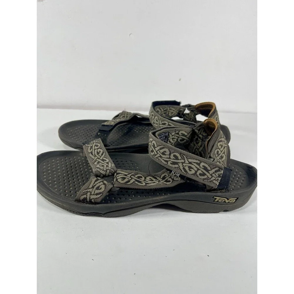 Teva Men’s Sport Sandals - Size 10 - Brown Geometric Pattern